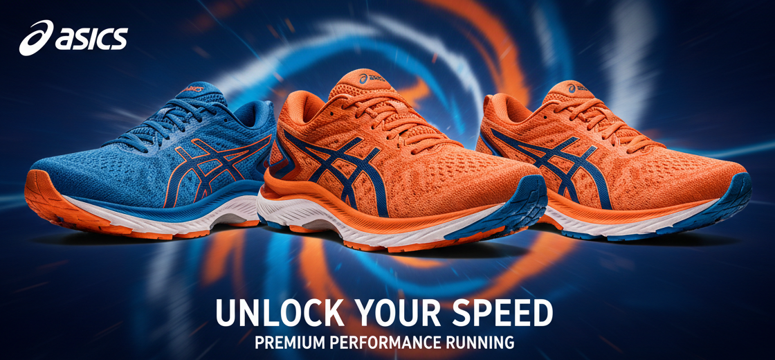 Asics Shoes Banner