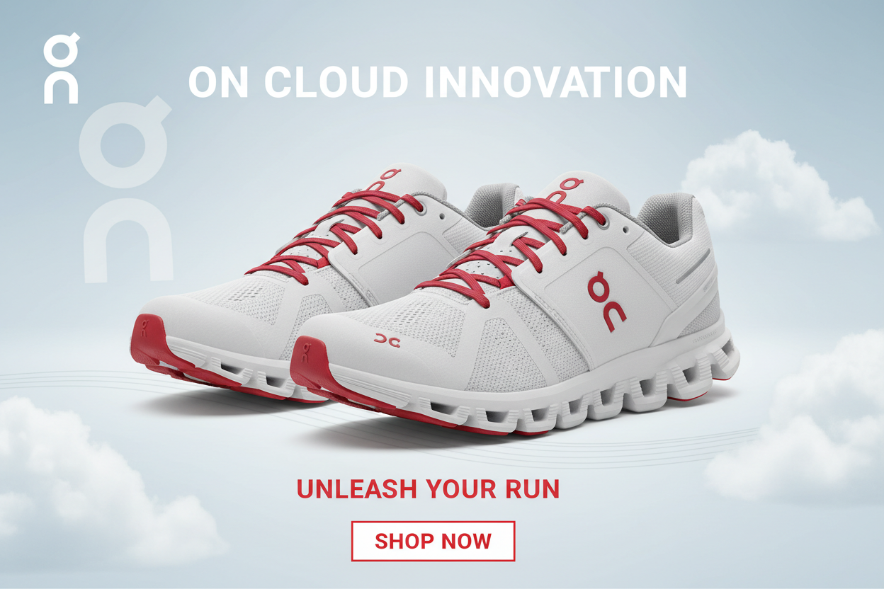 On Cloud Shoes Banner