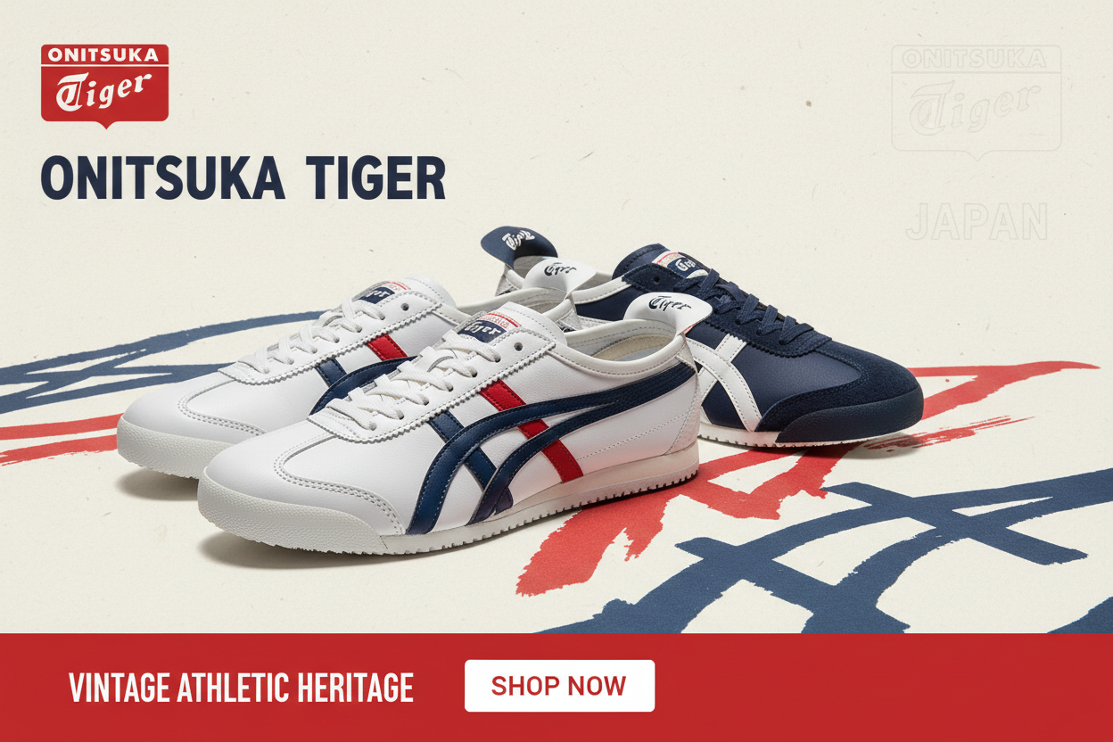 Onitsuka Tiger Shoes Banner
